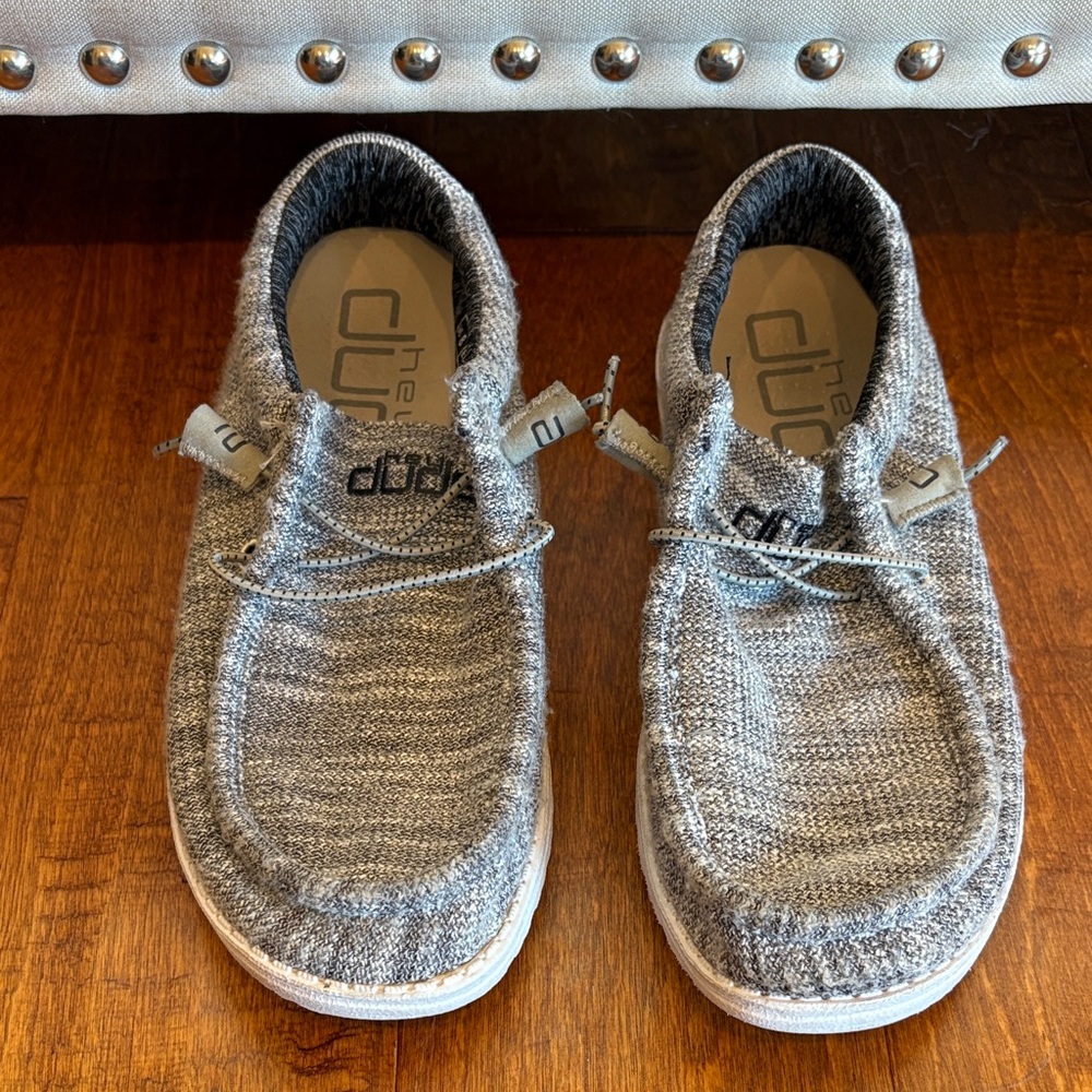 Hey Dude Gray Shoes